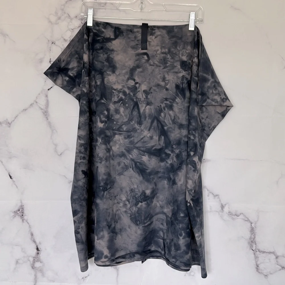 LULULEMON Customizable Snap Scarf OS Diamond Dye Lunar Rock True Navy - Picture 7 of 9